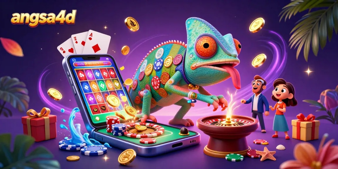 Engage in thrilling gaming action with angsa4d, featuring vibrant casino elements and jackpot excitement.