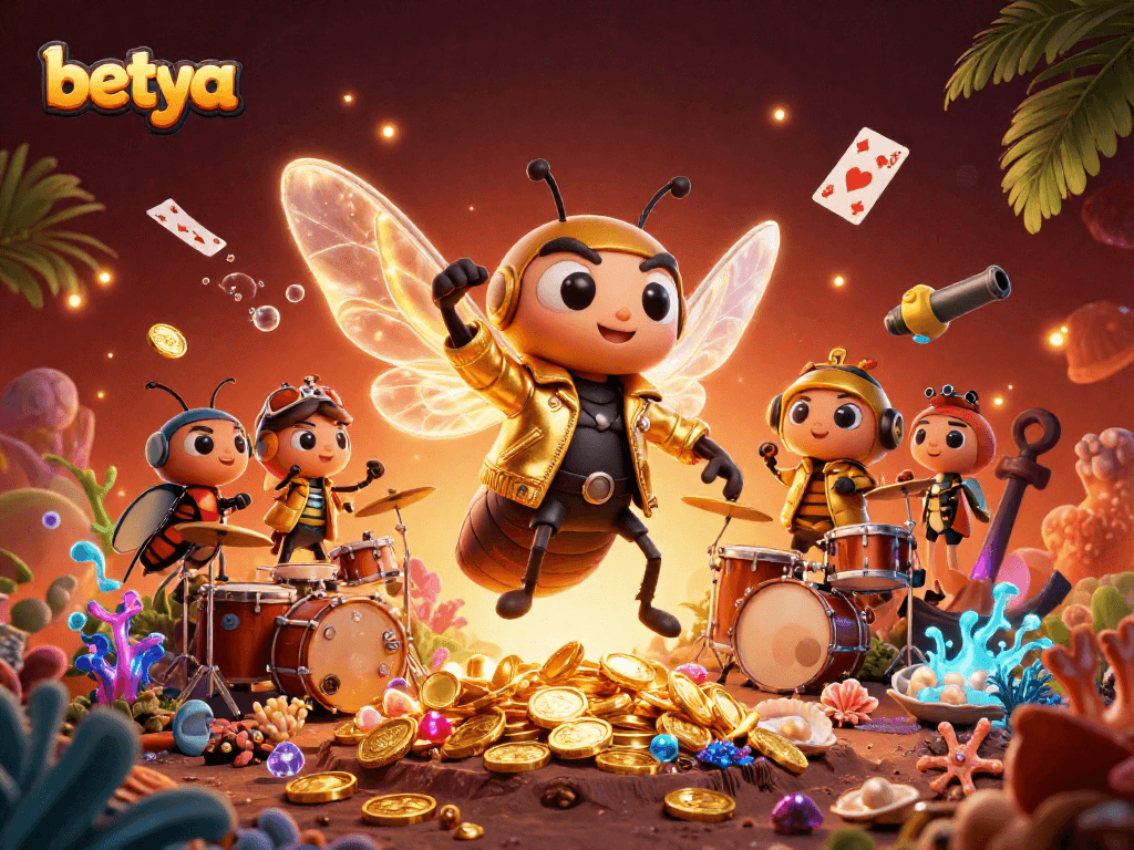 Experience the thrill of betting at betya with a vibrant, dynamic casino scene full of excitement.