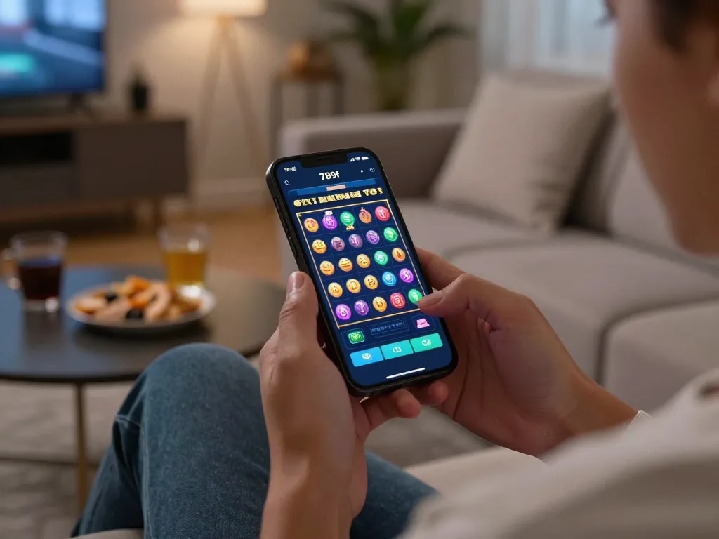 Engage with the exciting 789f app on your smartphone while enjoying a cozy gaming evening.