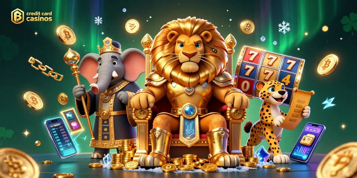 Engage in thrilling play at credit card casinos with immersive slots and vibrant 3D characters.