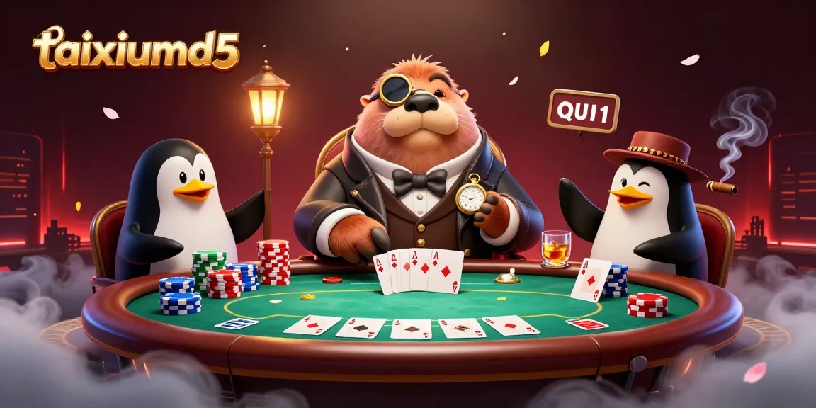 Experience thrilling poker gameplay at taixiumd5 with characters in a dynamic underwater scene.