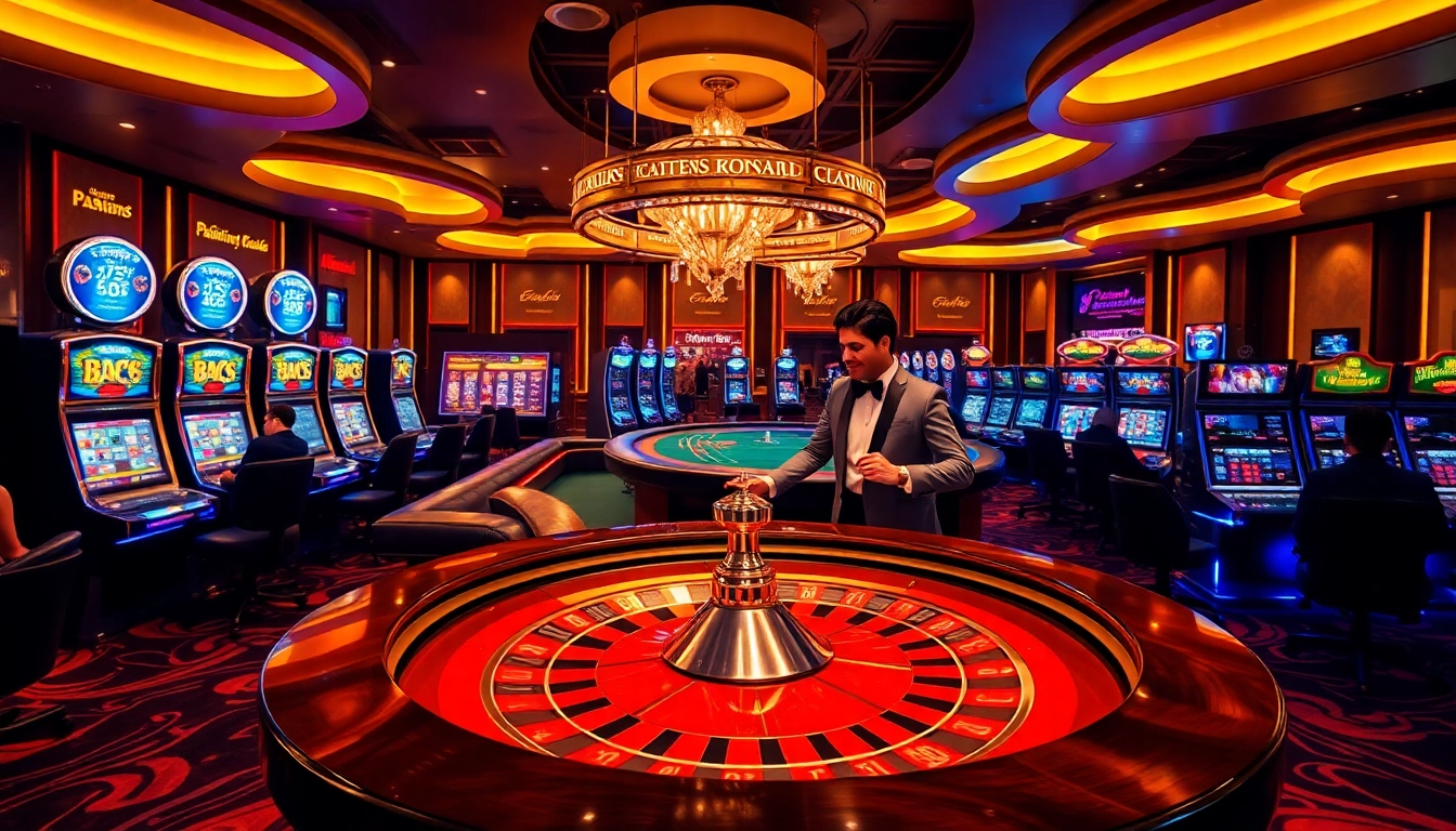 Engaging scene at https://nohu90.social/ with players enjoying premium online casino games in a luxurious setting.