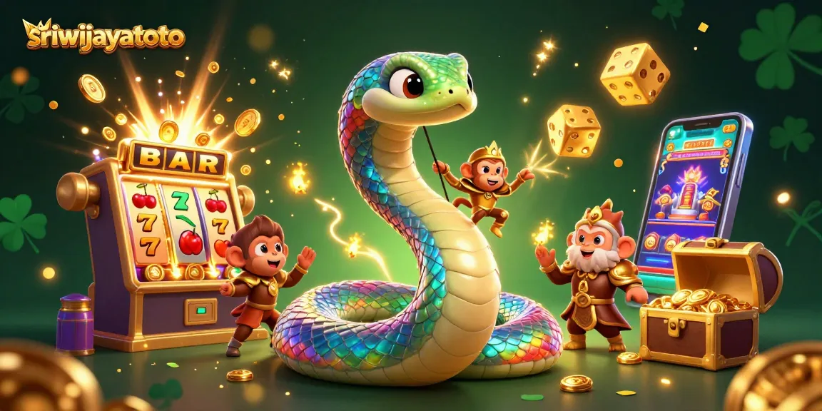 Engage in thrilling gameplay at sriwijayatoto with vibrant scenes of jackpots and colorful characters.