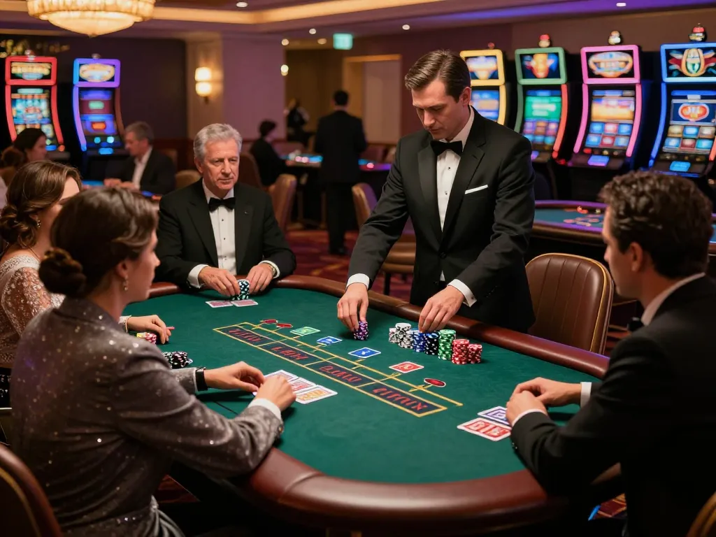 Suasana permainan blackjack yang menarik di https://www.goldleafrestaurant.com/wp_glmain/ dengan pemain yang elegan dan dealer yang perhatian.