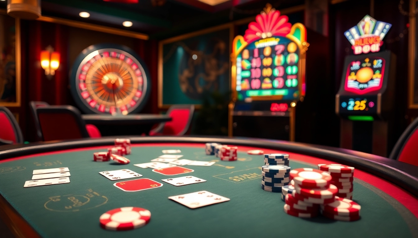 Place your bets at https://99win1.us.com/ with vibrant casino tables and sleek gaming setups.
