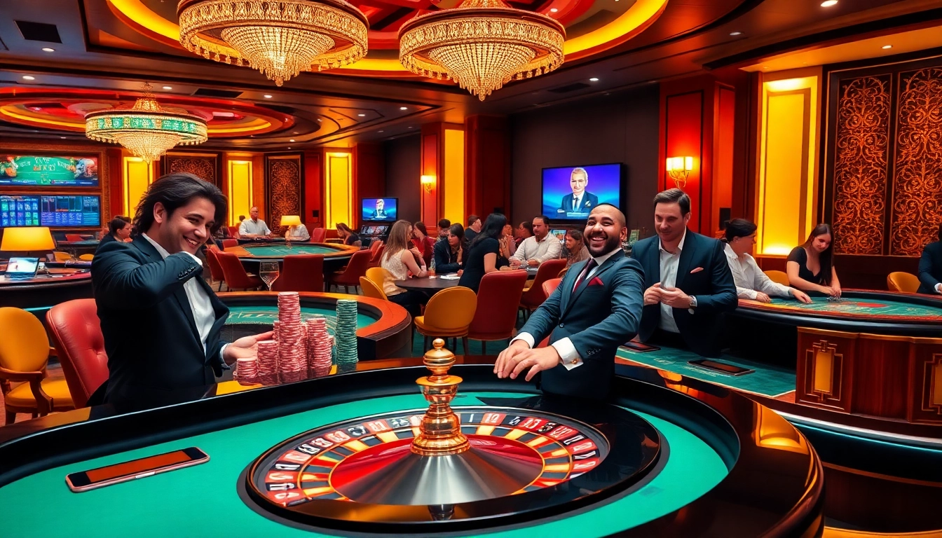 Experience excitement at XX 88's luxurious casino table with vibrant poker chips and engaging players.
