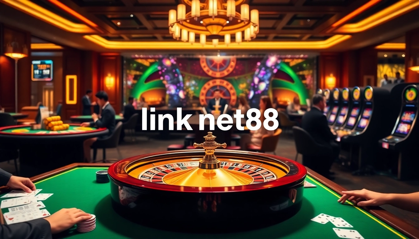 Experience high-stakes gambling action with link net88 at vibrant casino tables.