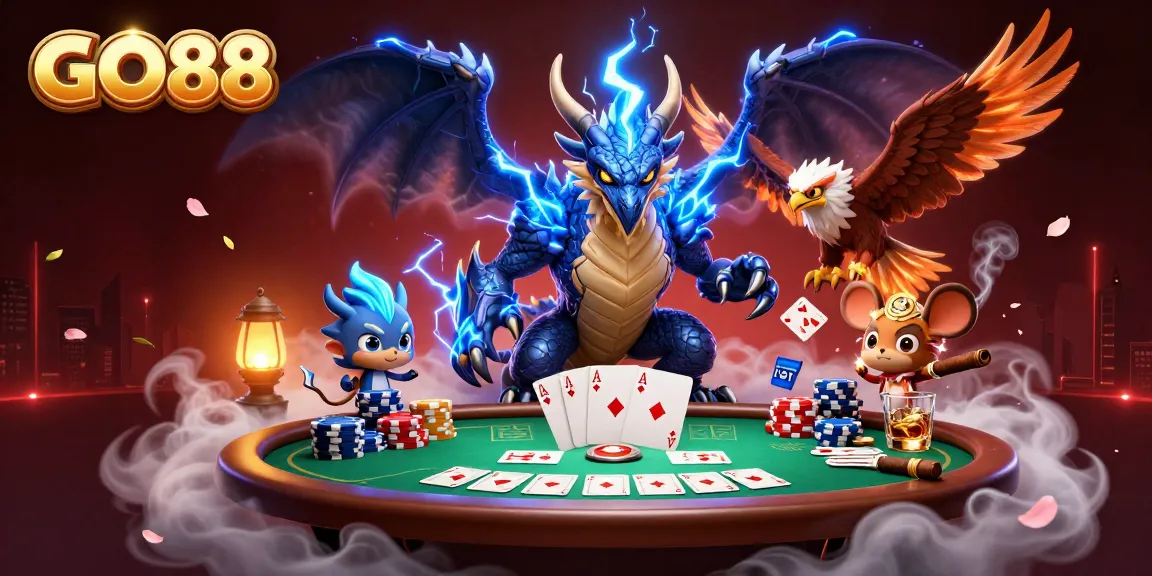 Engage in thrilling GO88 gaming adventures with dynamic casino characters and elements.