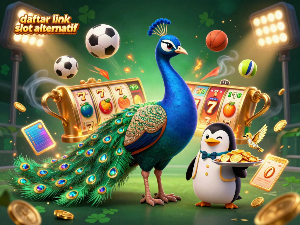 Gali kemenangan slot dengan daftar link slot alternatif sambil menyaksikan merak megah dan isian jackpot.