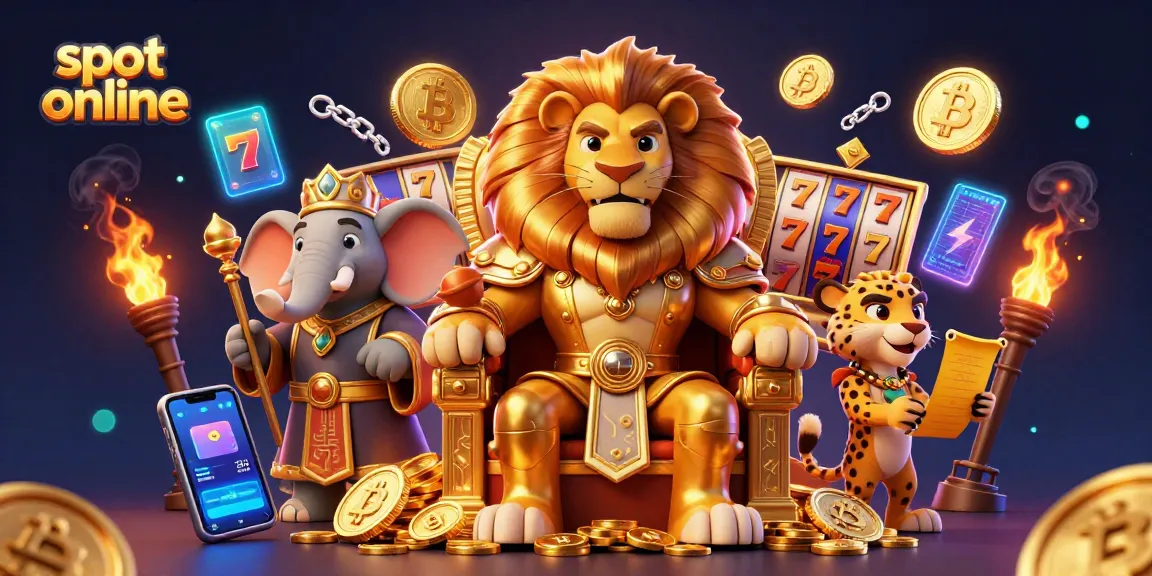 Menang jackpot di slot online dengan simbol 7 keberuntungan dan koin emas yang bersinar.