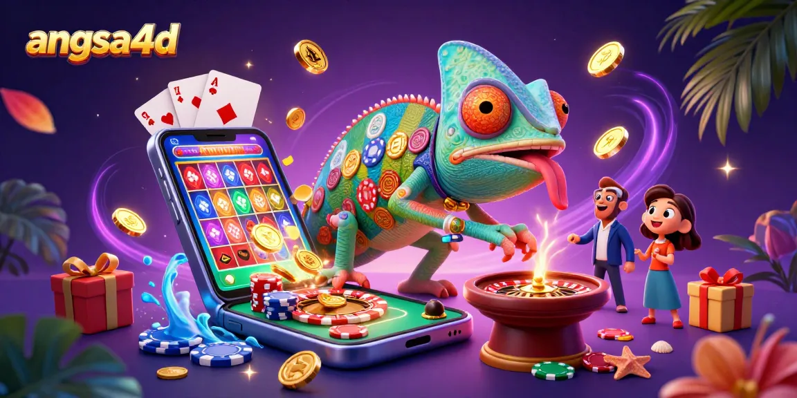 Engage in thrilling gaming action with angsa4d, featuring vibrant casino elements and jackpot excitement.
