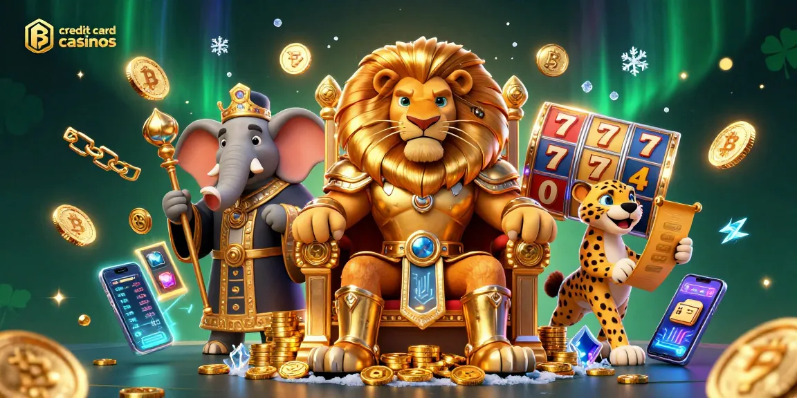 Engage in thrilling play at credit card casinos with immersive slots and vibrant 3D characters.