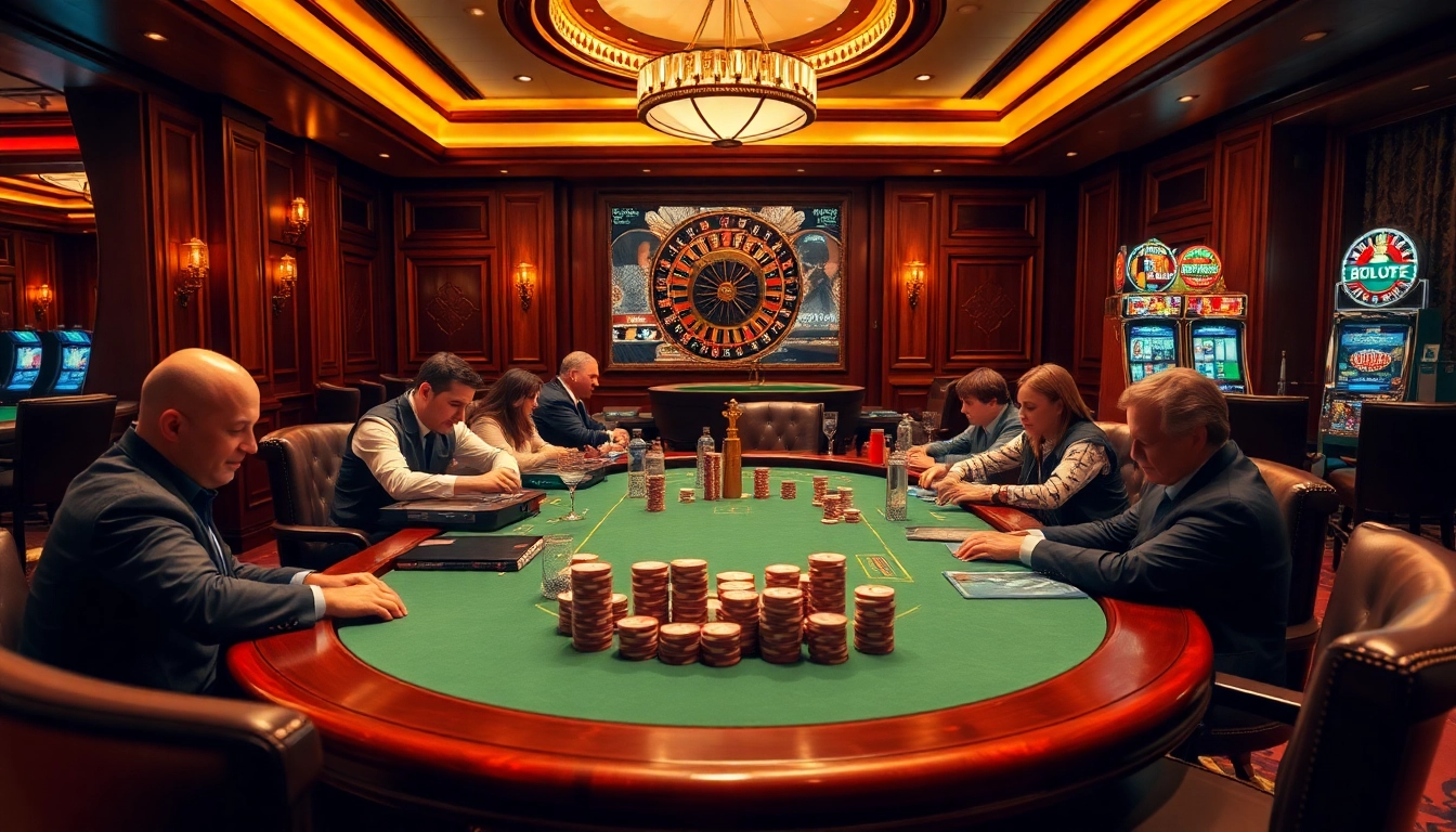 Experience the excitement of a high-stakes game with sepuhplay link at a luxurious poker table.