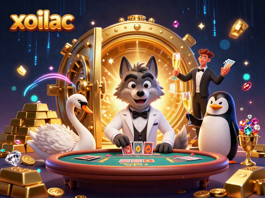 Các nhân vật tại bàn baccarat của xoilac, thể hiện sự sang trọng và phấn khích.