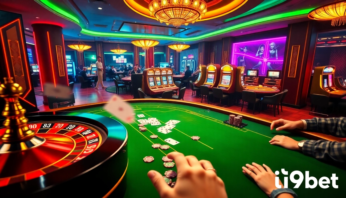 Experience the thrill of winning at i9bet with vibrant casino tables and exciting gameplay.
