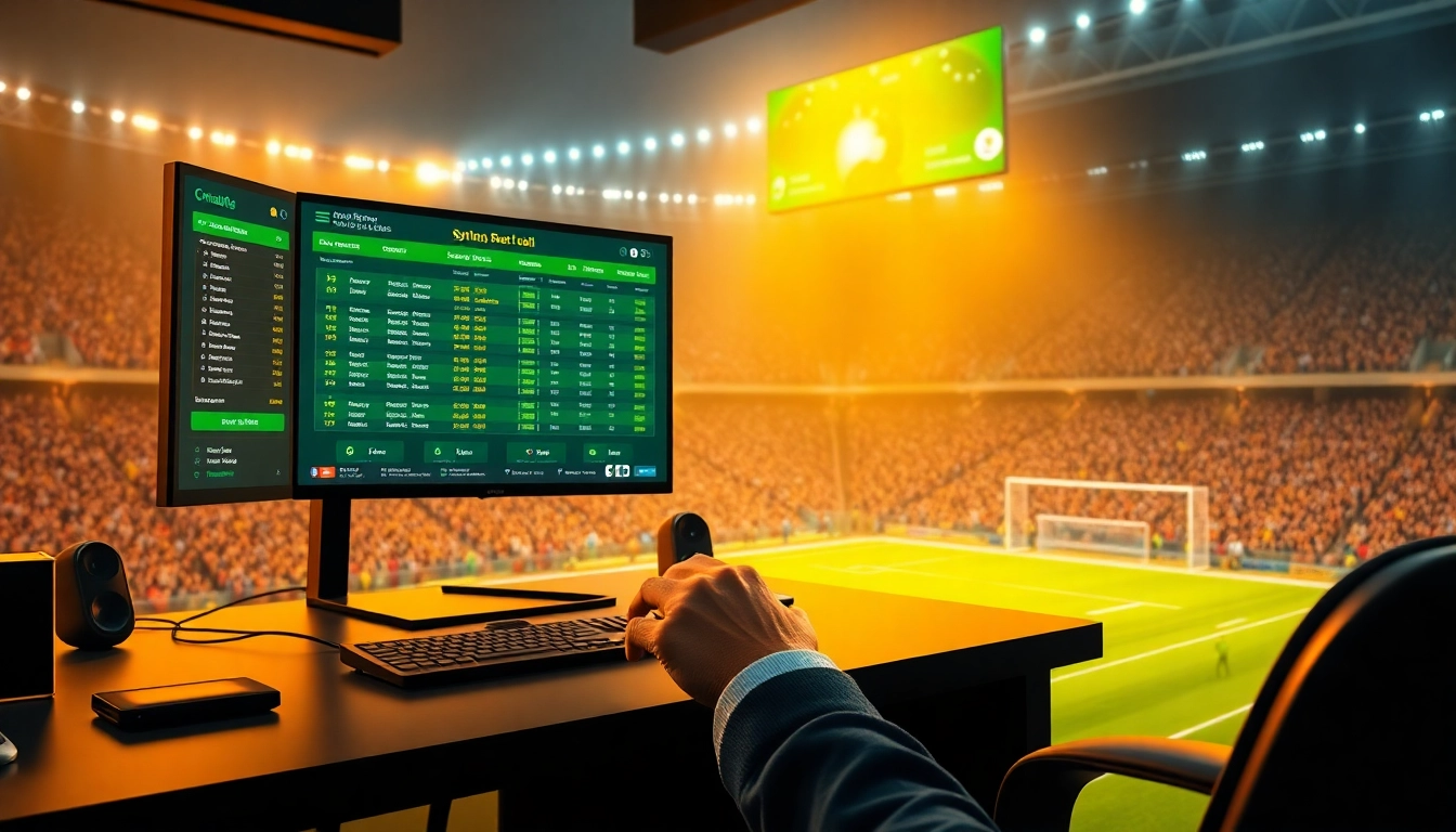 Engaging visual of keo nha cai with live betting odds and football action.