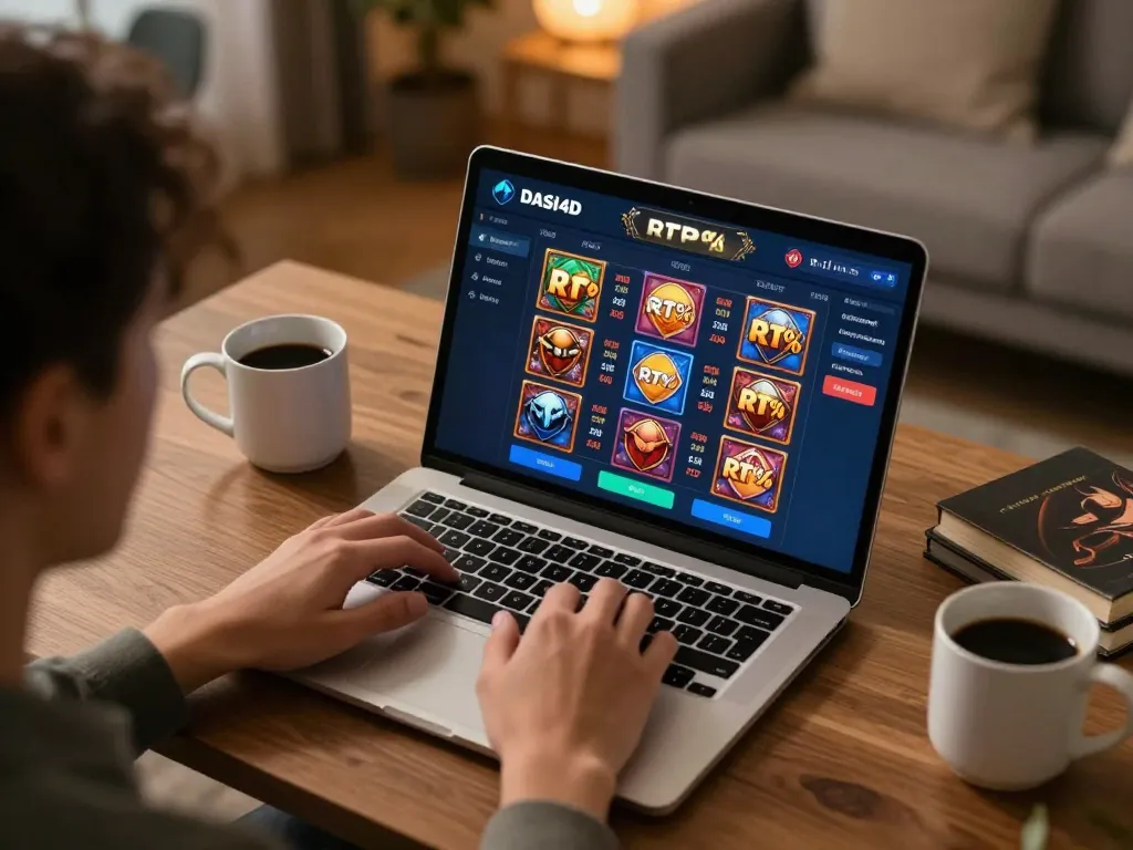 Terlibat dalam login DASI4D untuk mengakses permainan slot RTP tinggi dalam pengaturan permainan di rumah yang nyaman