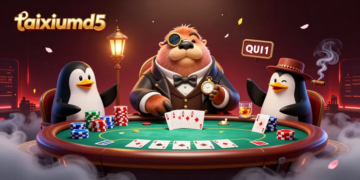 Experience thrilling poker gameplay at taixiumd5 with characters in a dynamic underwater scene.