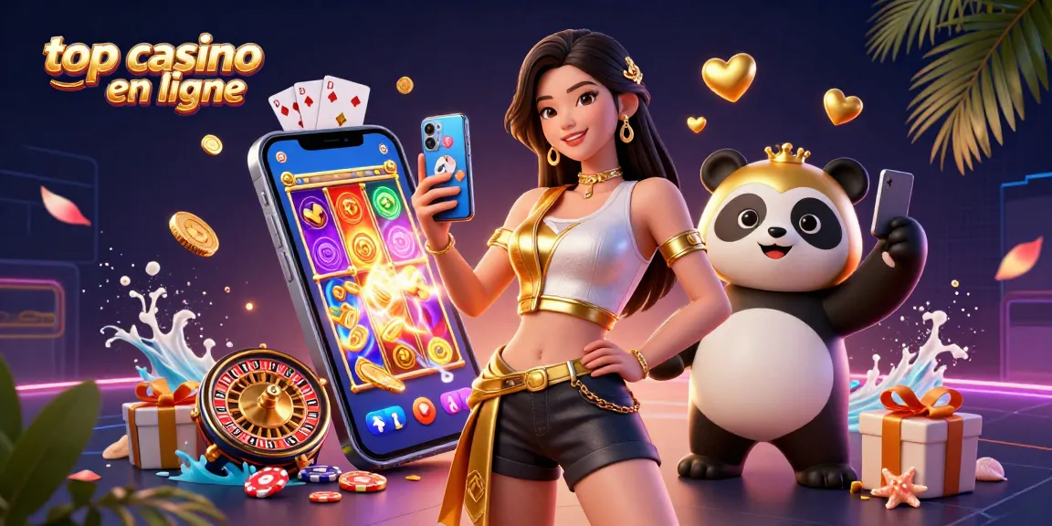 Jouez à des jeux passionnants au meilleur casino en ligne avec des personnages 3D vibrants et des éléments de casino.