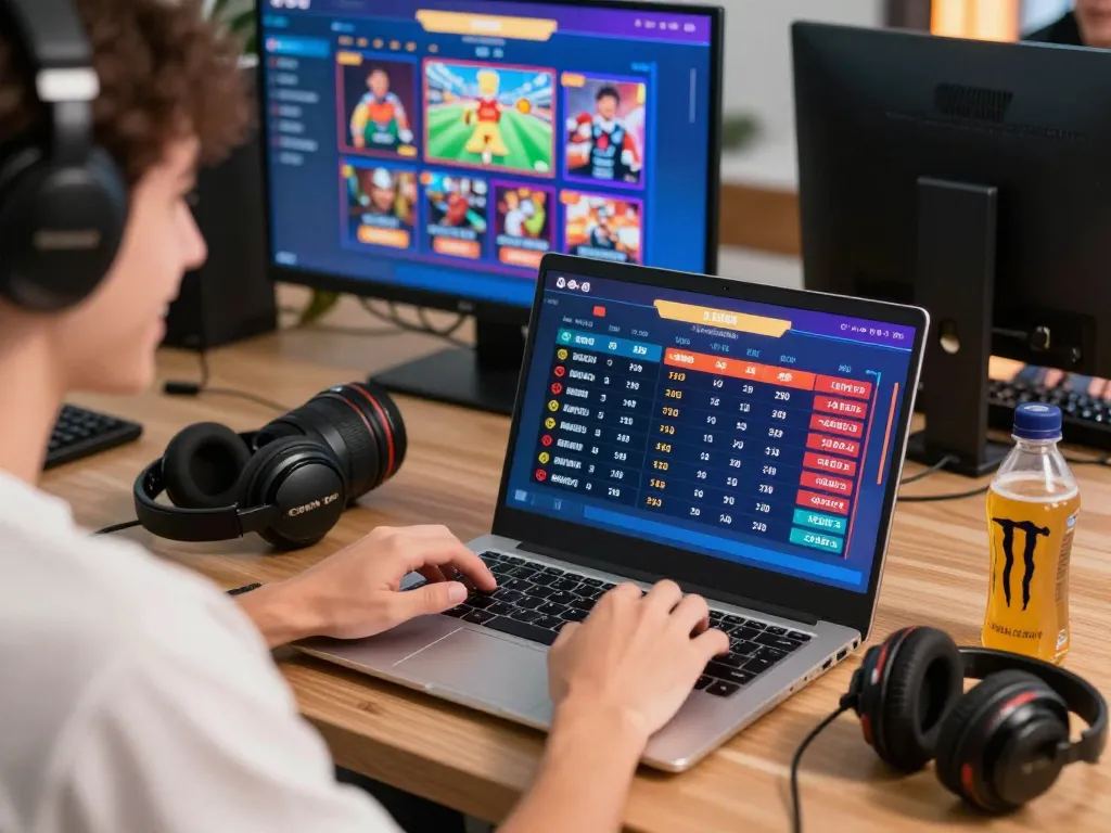 tv88 đăng nhập in an exciting online gaming scene with a user placing bets on a laptop.