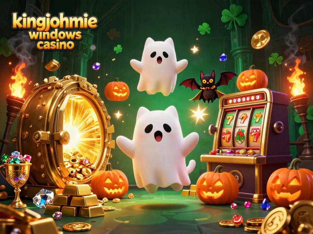 Experience the excitement of kingjohnnie windows casino with vibrant themed elements and engaging characters.