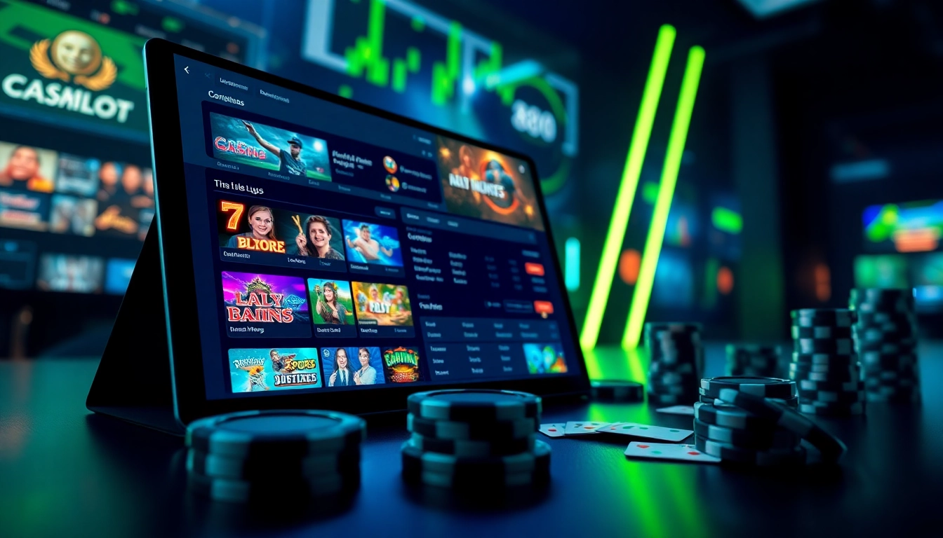 A dynamic online betting scene featuring mm88's digital interface, showcasing casino games and sports betting.