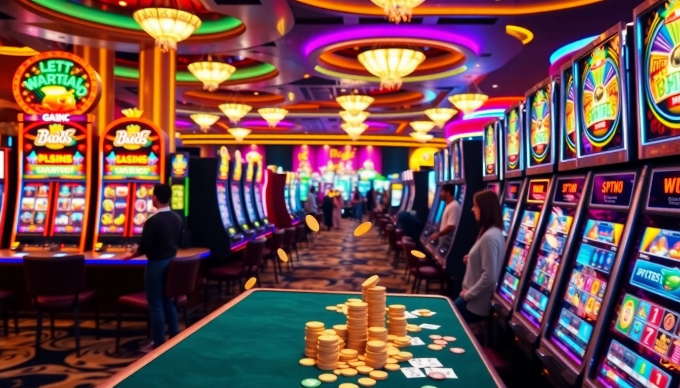 Experience thrilling slot gacor games in a vibrant casino atmosphere with exciting payouts.