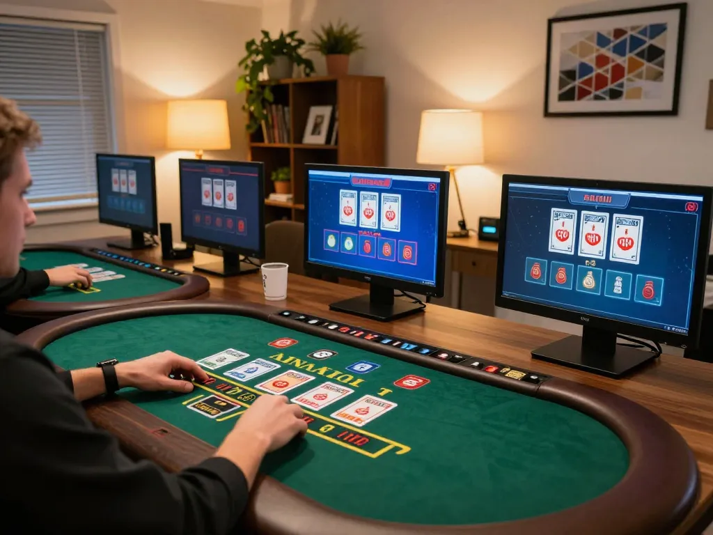 Player engaged in live dealer blackjack showcasing features of Canada online casinos