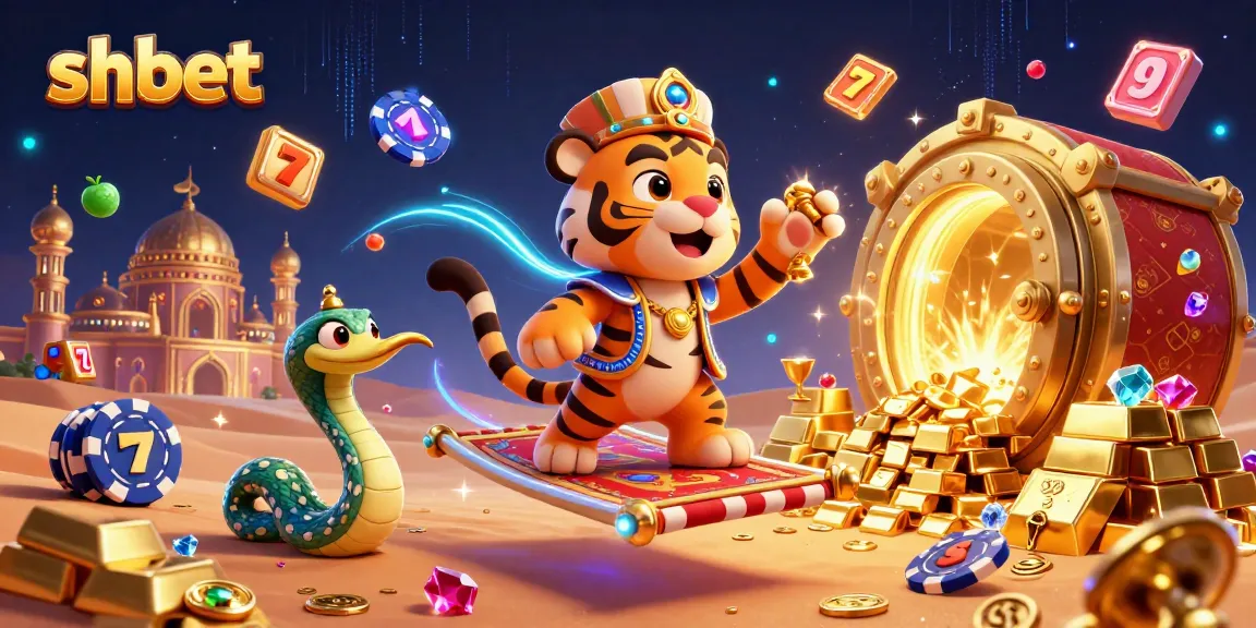 Experience shbet's exciting casino world with a vibrant illustration of a magical gaming adventure.