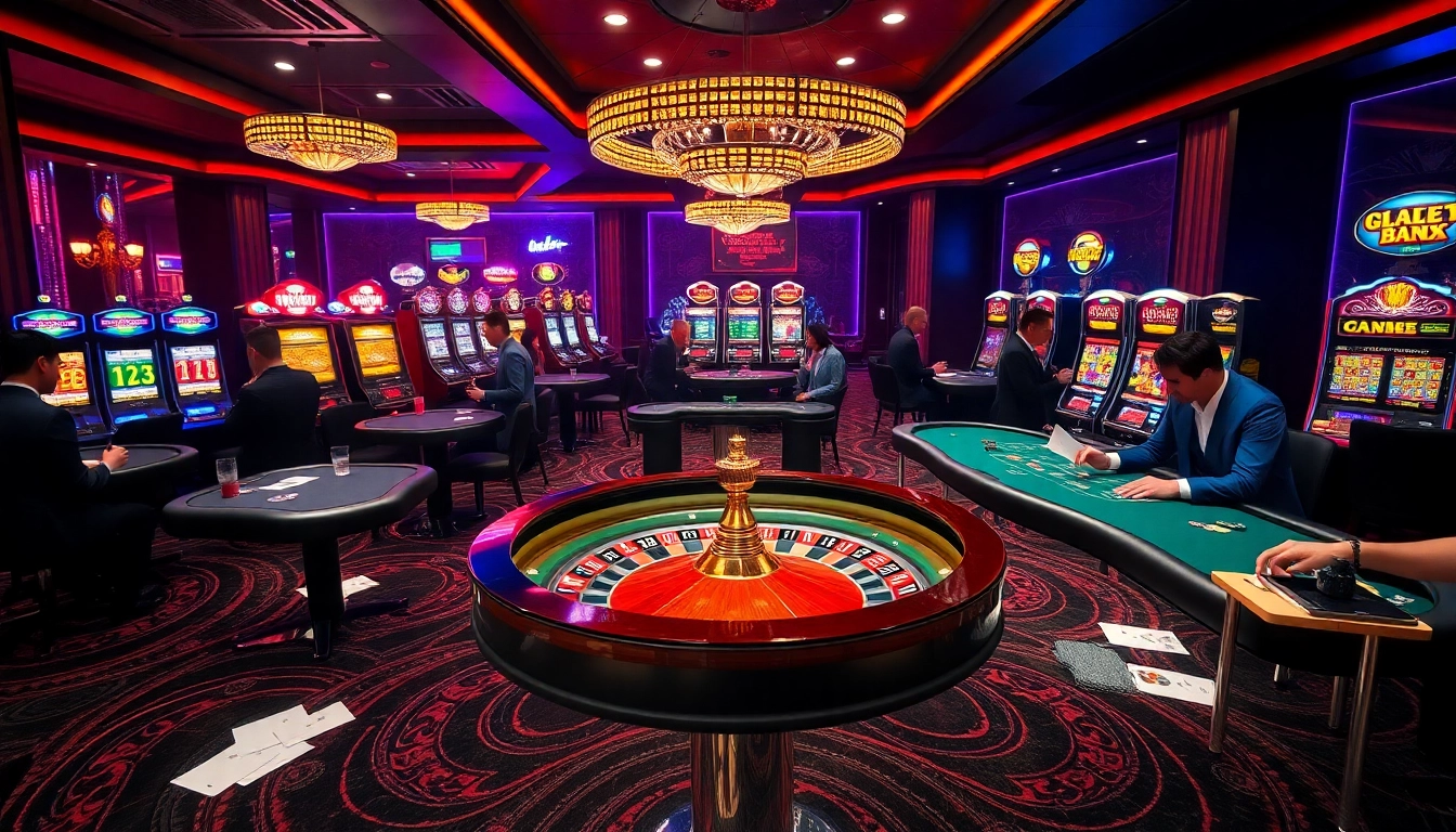 Engage in thrilling gambling adventures with Ketquaxoso in a vibrant casino atmosphere.