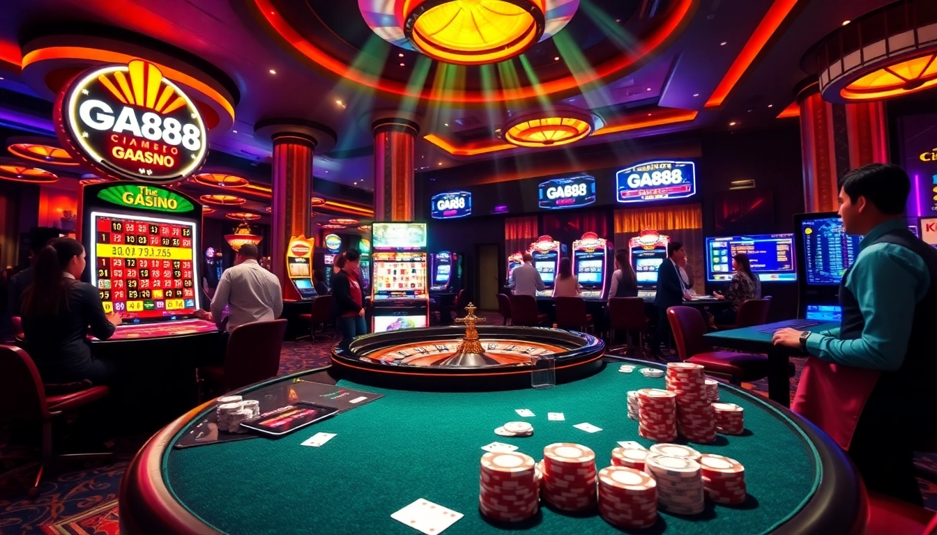 Experience the excitement of GA888 with thrilling casino gameplay and vibrant gaming tables.