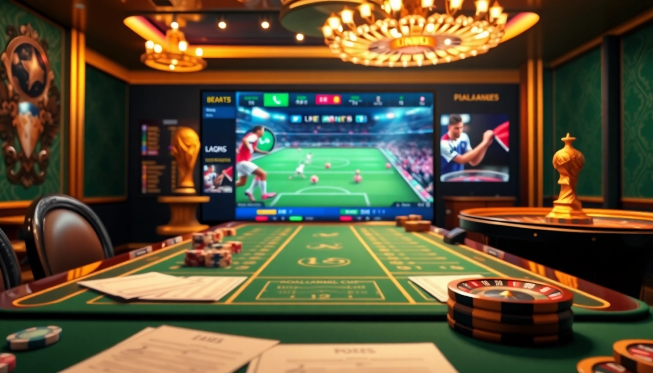 Engaging online sports betting experience for Judi Bola Piala Dunia with dynamic visuals and premium interface.
