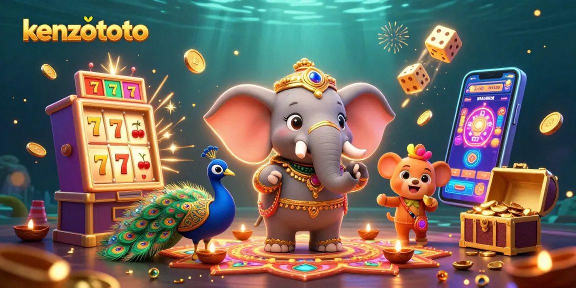 Join kenzototo and explore the colorful world of gambling with 3D characters and jackpot excitement.