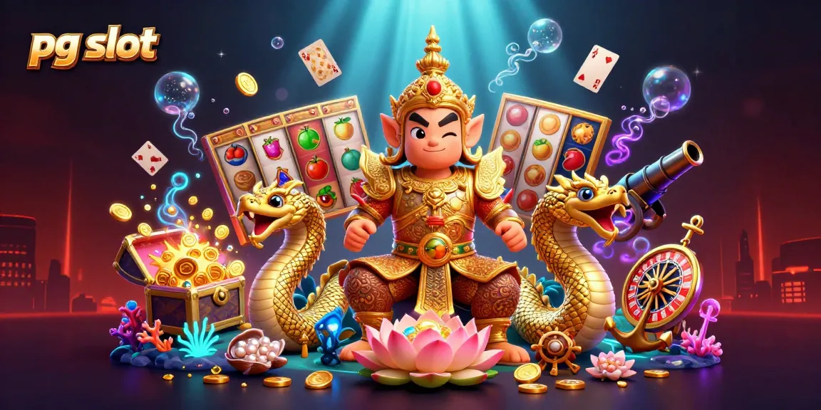 Experience thrilling pg slot action with colorful elements and rich casino visuals.