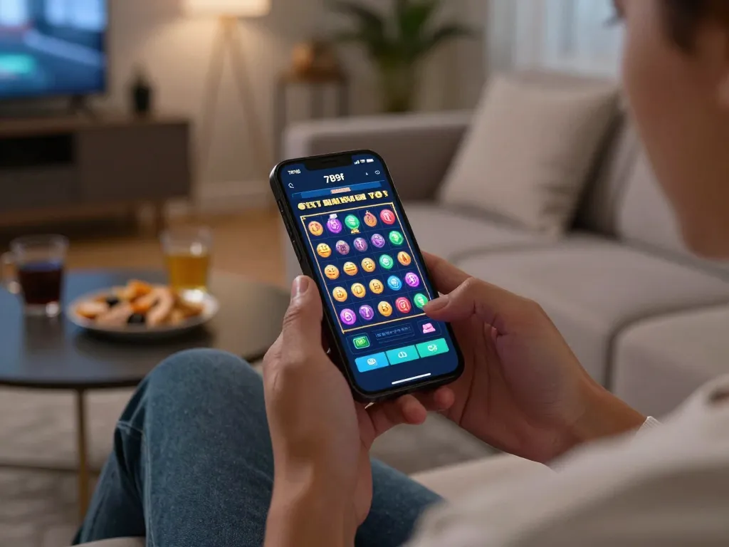 Engage with the exciting 789f app on your smartphone while enjoying a cozy gaming evening.
