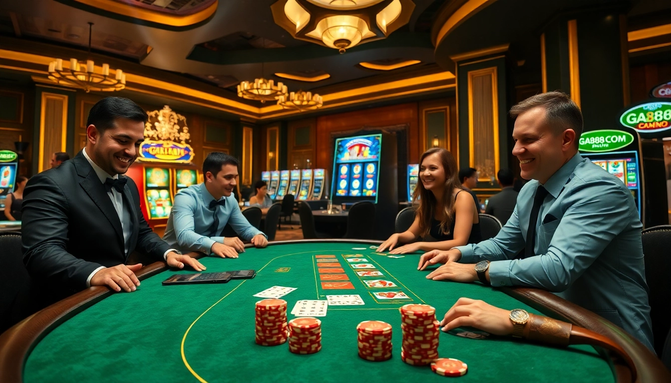 Experience thrilling gameplay action at GA888.COM with high-stakes poker and lively casino tables.