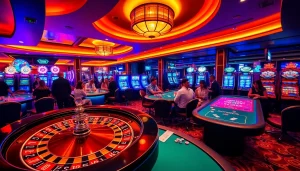 Exciting gameplay at sunwin19.cn.com with players at a vibrant casino table.